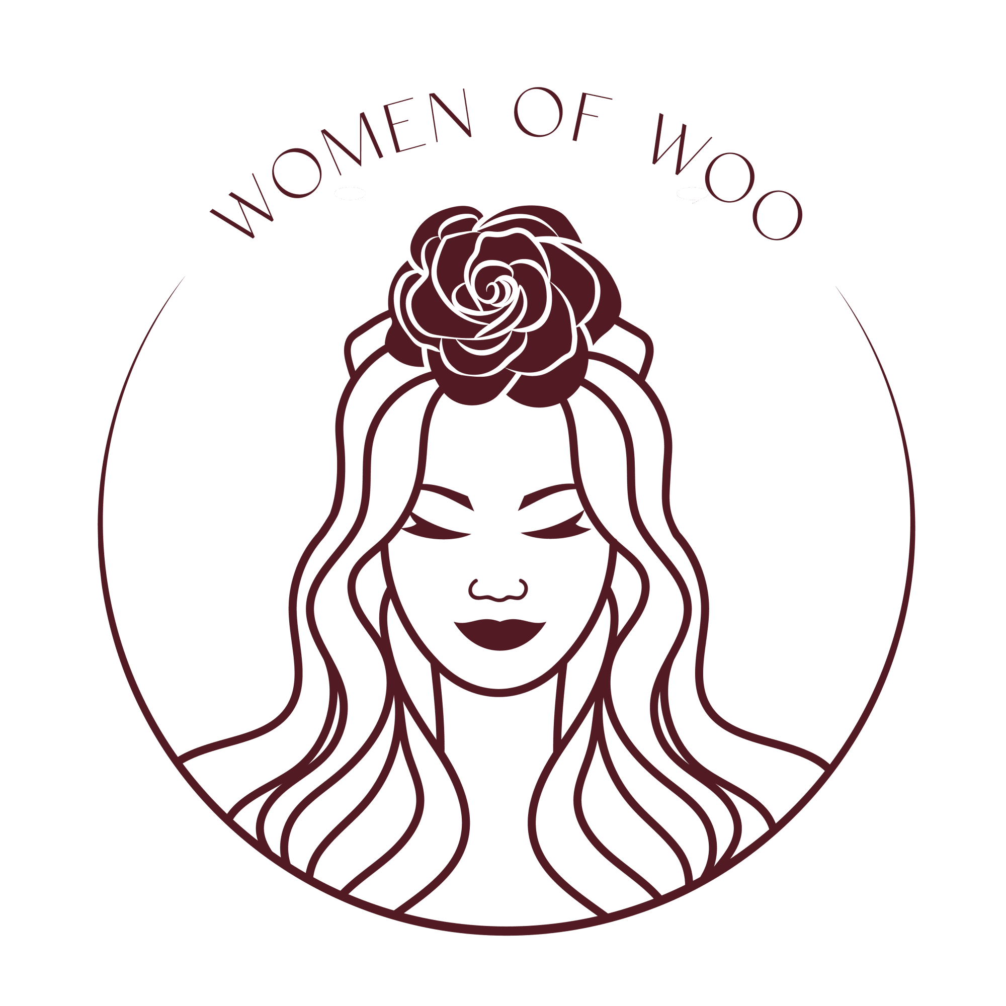 WoWGoddessLogo_Burgundy